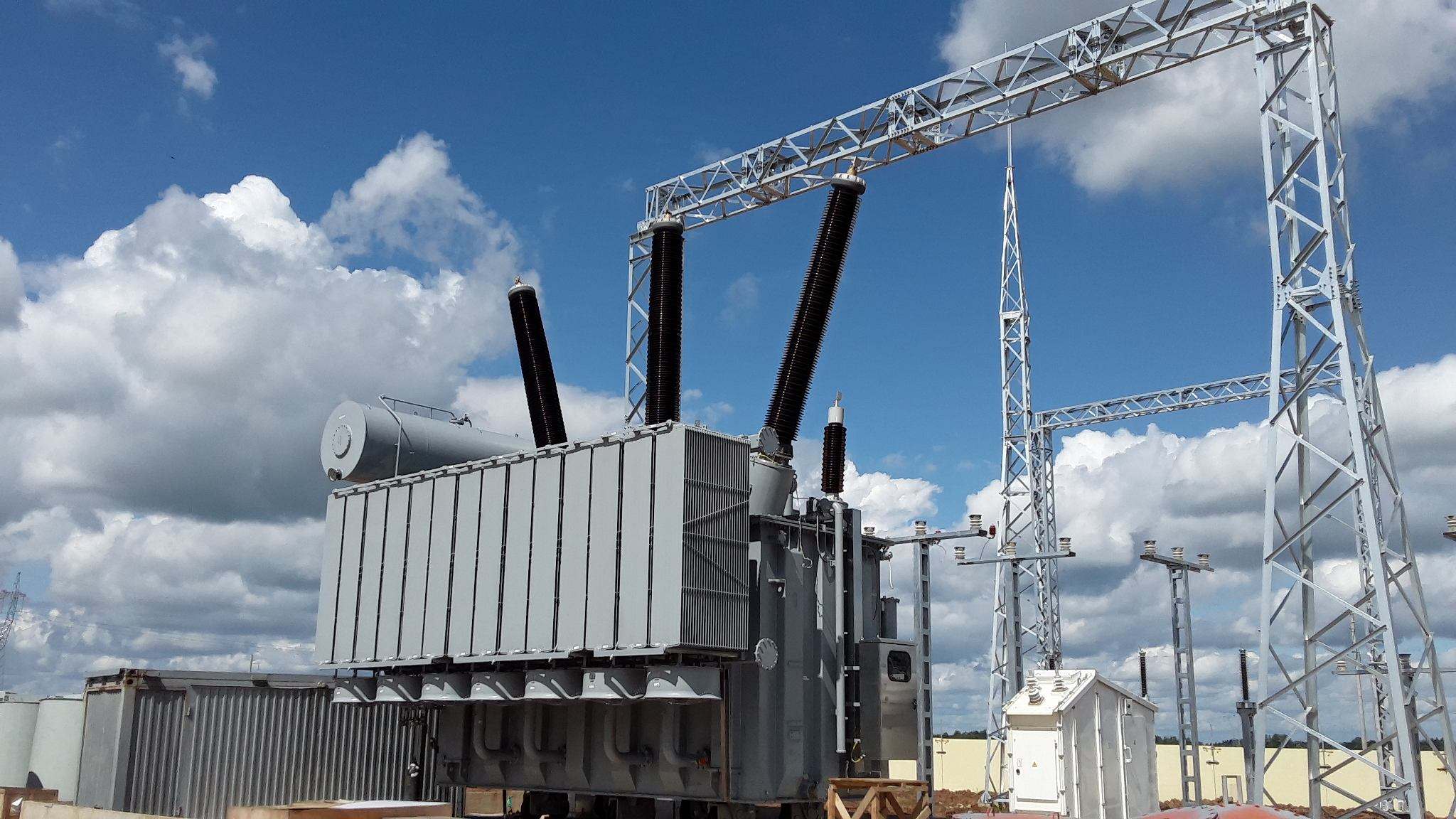 国电电力山东夏津白马湖  100MW风电110KV升压站